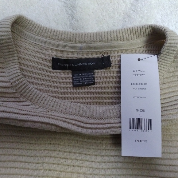 NWT Men's French Connection Stone Ottoman Sweater 58TPT Large - Picture 6 of 14